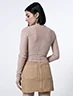 Blusa Cruzada Taupe Mujer – Elegancia moderna para cualquier ocasión