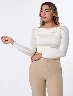 Buzo Llano Crudo Mujer – Básico cómodo para estilo relajado