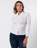 Blusa con Textura Blanco Mujer – Elegancia sutil para cualquier look