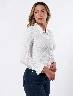 Blusa con Textura Blanco Mujer – Elegancia sutil para cualquier look