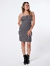 Vestido a Rayas Gris Mujer – Elegancia casual atemporal