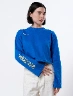 Buzo Estampado Azul Eléctrico Mujer – Look llamativo cómodo urbano