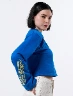 Buzo Estampado Azul Eléctrico Mujer – Look llamativo cómodo urbano
