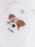 Pijama Buzo Perritos Blanco Niño Bebé – Descanso cómodo y abrigado