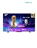 Televisor QLED 55" UHD Negro Hisense – Experiencia 4K con colores intensos