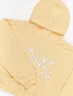 Chompa con Capucha Amarillo Claro Niñas – Color suave para días frescos