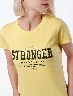 Camiseta Stronger Amarillo Mujer – Energía y estilo en cada uso