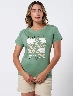 Camiseta Love Verde Oliva Mujer – Estilo casual con detalle encantador