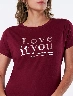 Camiseta Love Vino Mujer – Look femenino con mensaje romántico