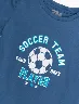Camiseta Soccer Team Azul Niño – Estilo deportivo activo