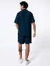 Set Camisa Llana + Bermuda Azul Hombre – Conjunto fresco para ocasiones casuales