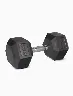 Mancuerna Hexagonal 20Kg Negro | Mediclife Negro – Potencia máxima para entrenamiento avanzado