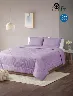 Set de Edredón + Juego de Sábana 2½ Plazas Lila/Morado – Toque elegante para tu dormitorio
