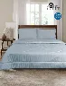 Set de Edredón + Cobija Sherpa 2½ Plazas Celeste/Azul Prisma – Confort térmico para noches frescas