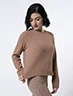 Sweater Llano Habano Mujer – Abrigo versátil con toque elegante