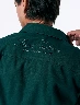 Camisa Llana Verde Oscuro Hombre – Estilo sobrio y versátil diario