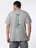 Camiseta Estampada Gris Hombre – Look urbano moderno versátil