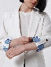 Blazer Mediano Blanco Mujer – Elegancia moderna para looks formales