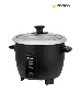 Olla Arrocera Imaco 0.6L Negro – Cocción fácil para porciones pequeñas