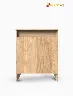 Velador Hefestos Beige Mueble Fácil – Funcionalidad práctica para tu dormitorio
