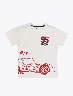 Camiseta Estampada Crudo Infantil Niño – Diseño casual con estampado moderno