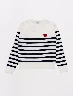 Buzo a Rayas Blanco/Negro Niña – Look clásico moderno infantil