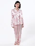 Pijama Seda Rayas Rosa Mujer – Descanso elegante con un toque suave