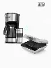 Combo Cafetera 4 en 1 Negra + Sanduchera 2 Panes Blanco | Black+Decker – Desayunos prácticos para cada mañana