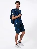 Camiseta Estampada Azul Hombre – Diseño casual para destacar fácilmente