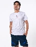 Camiseta Estampada Blanca Hombre – Frescura y estilo para diario