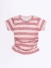Camiseta Rayas Mauve Niña – Diseño delicado para looks modernos