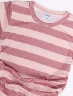 Camiseta Rayas Mauve Niña – Diseño delicado para looks modernos