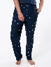 Pijama Camiseta Llana + Pantalón Print Ancla Azul Marino Hombre – Comodidad ideal para tus noches