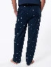 Pijama Camiseta Llana + Pantalón Print Ancla Azul Marino Hombre – Comodidad ideal para tus noches