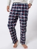 Pijama Buzo Crudo + Pantalón Cuadros Azul/Rojo Hombre – Descanso cómodo con estilo clásico
