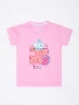 Camiseta Estampada Rosada Niña – Diseño alegre con estampado juvenil