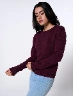 Sweater Llano Vino Mujer – Estilo sofisticado para días frescos