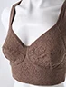 Brasier Ancho Cocoa Mujer – Soporte cómodo con estilo