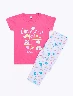 Pijama Camiseta Love Wins + Pantalón Print Crudo ROPA INTERIOR NIÑA