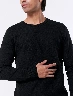 Sweater Textura Negro Hombre – Diseño moderno con textura elegante