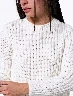 Sweater de Punto Crudo Mujer – Tejido clásico con estilo femenino