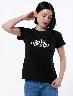 Camiseta Wild Mango Negro Mujer – Diseño moderno para uso diario