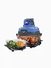 Freidora de Aire de Vidrio Crispi 5 en 1 Azul | Ninja – Cocina práctica con estilo moderno