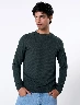 Sweater Textura Verde Hombre – Abrigo cómodo con estilo moderno