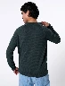 Sweater Textura Verde Hombre – Abrigo cómodo con estilo moderno