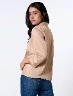 Blusa Cuello en V Camel Mujer – Diseño favorecedor para looks sofisticados