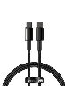 Cable de Carga USB Tipo C a Tipo C Baseus Negro – Conexión rápida para múltiples dispositivos compatibles