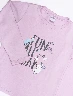 Pijama Buzo Estampado + Pantalón Lila Niña – Dulce elección para noches acogedoras