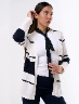 Sweater con Franjas Azul Mujer – Diseño dinámico para looks casuales