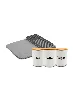 Set x3 Recipientes de Cerámica con Tapa + Escurridos de platos Hogar – Orden y estilo funcional en cocina